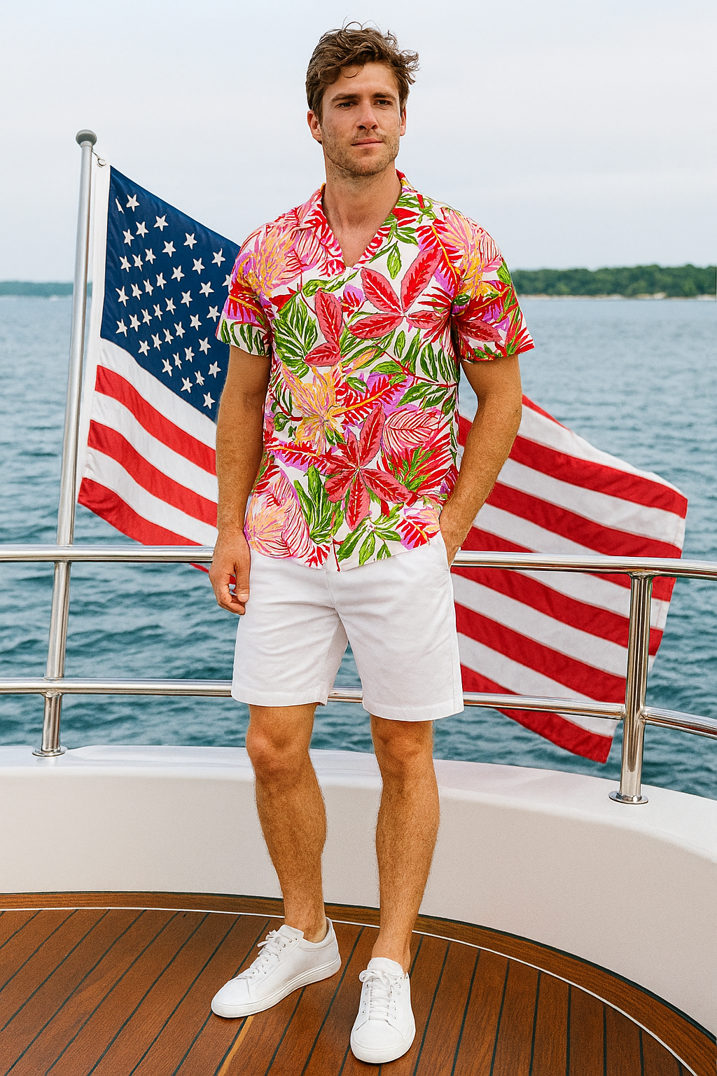 Debois Tropical Resort Revere Collar Shirt