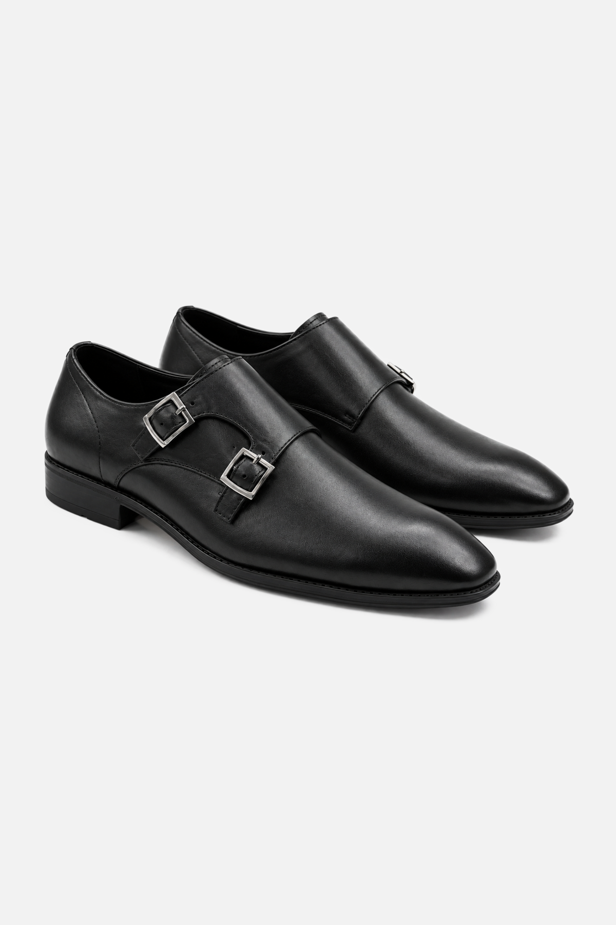 Romano II Plain-Toe Double Monk