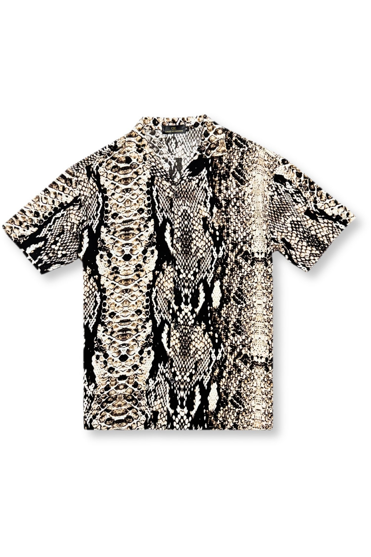 Python Tropical Revere Collar Shirt