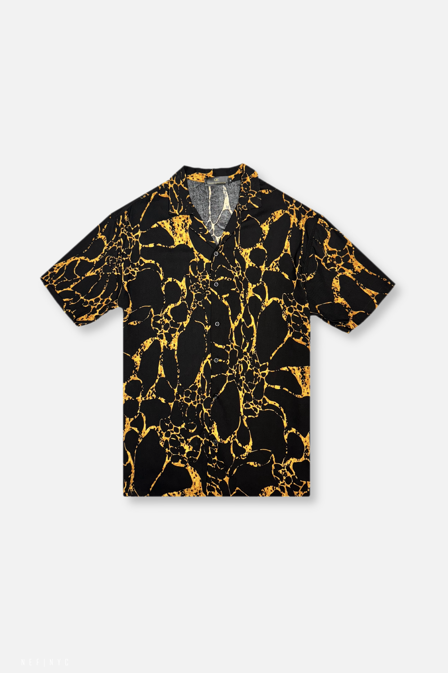 Delhi tropical revere‑collar shirt front view