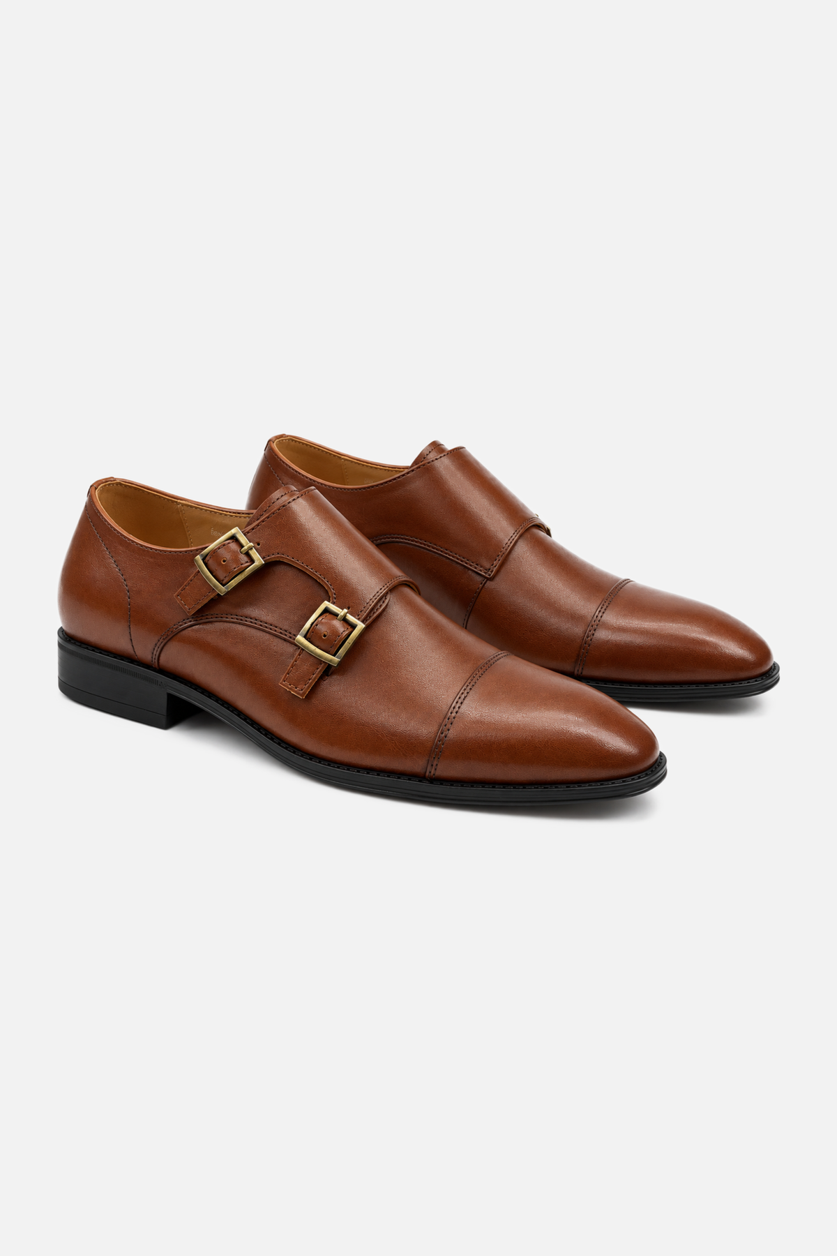 Romano Cap-toe Double Monk