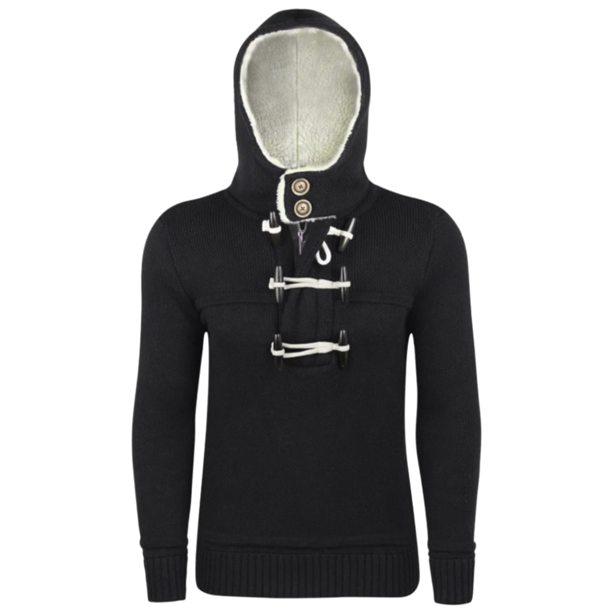 Durrell Toggle Knit Hoodie