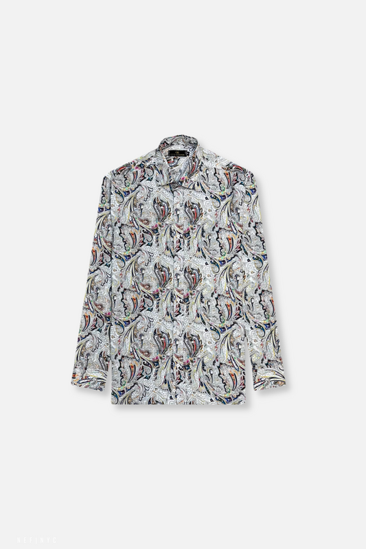 Danson Roll Tab Linen Shirt