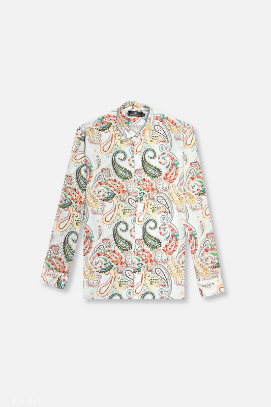 Daines Roll Tab Linen Shirt