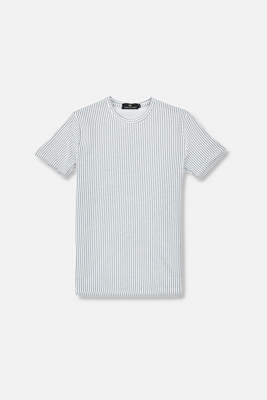 Demper Crewneck Seersucker T-Shirt