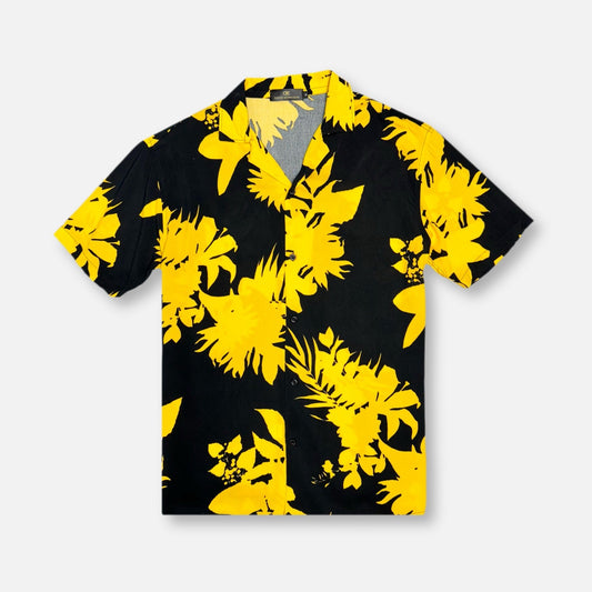 Dobby Tropical Resort Revere Collar Shirt