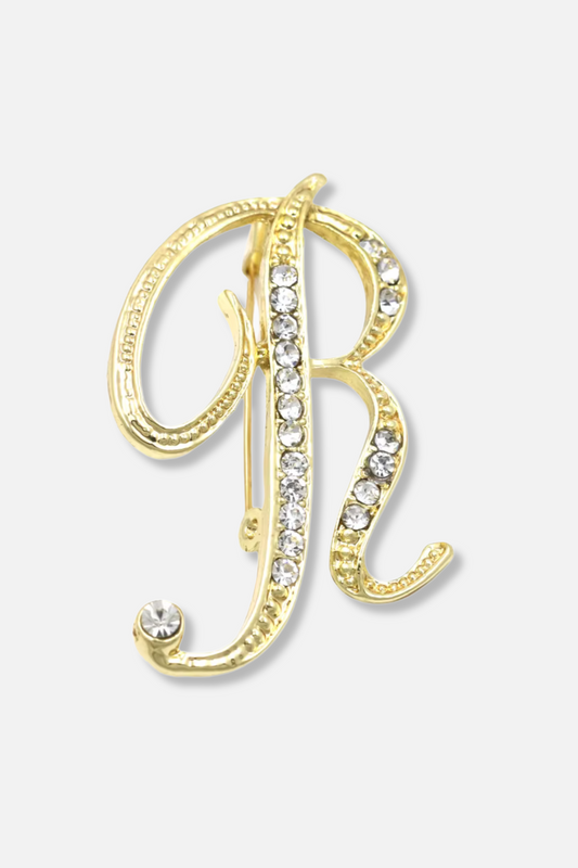 Brady Alphabet Lapel Pin Brooch