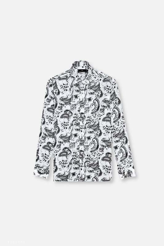Dantin Roll Tab Linen Shirt