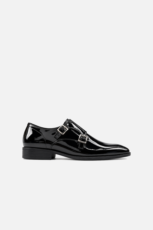 Romano II Plain-Toe Double Monk