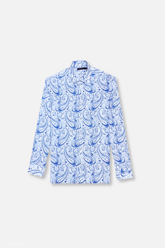 Dansby Roll Tab Linen Shirt