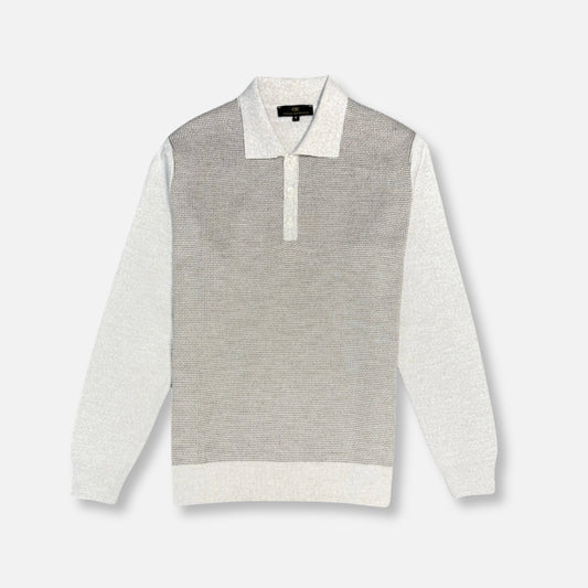 Dentino Knitted Polo Sweater