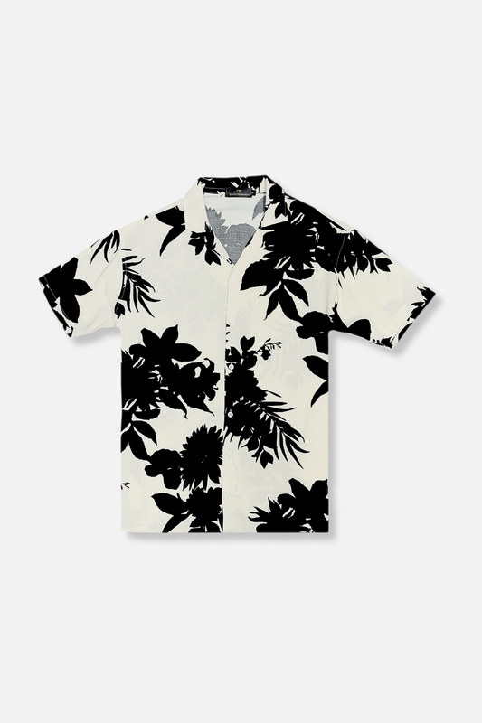 Dobby Tropical Revere Collar Shirt