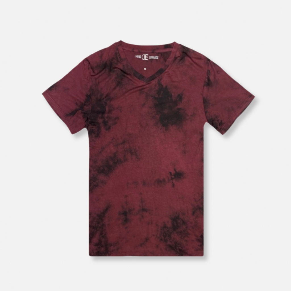 Durham V-neck Tie-Dye T-Shirt