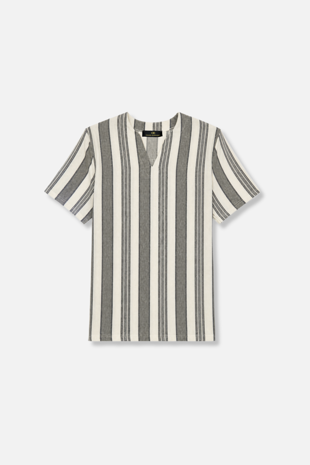 D'Antoni Slit Collar T-Shirt