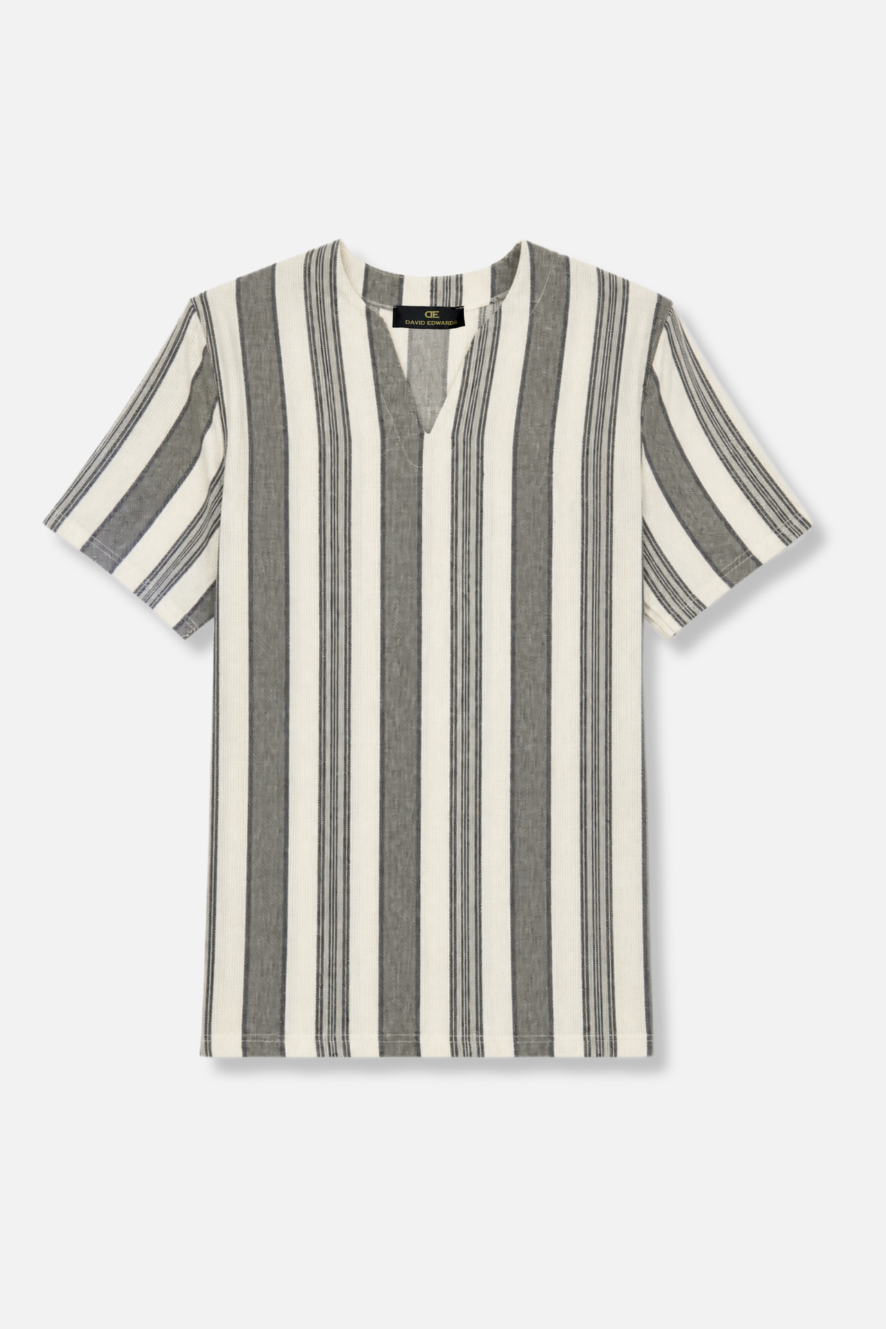 D'Antoni Slit Collar T-Shirt