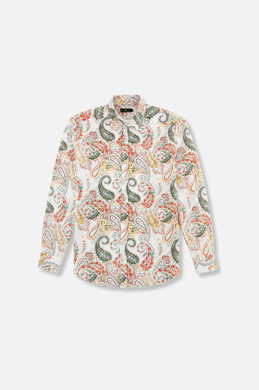Daines Roll Tab Linen Shirt