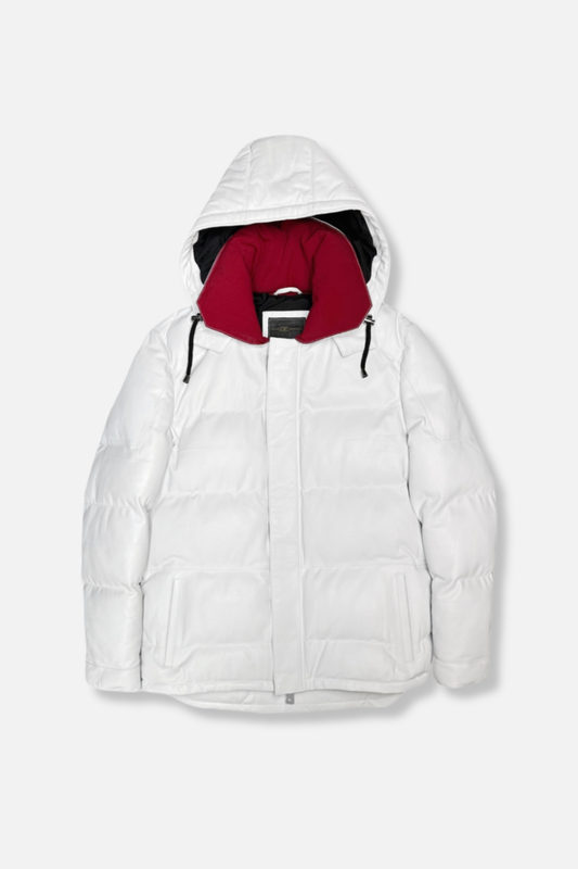 Dyson Down Puffer Leather Jacket