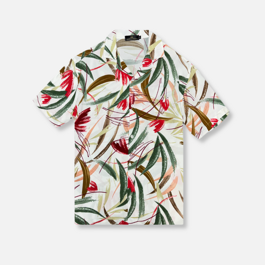 Doncaster Tropical Resort Revere Collar Shirt