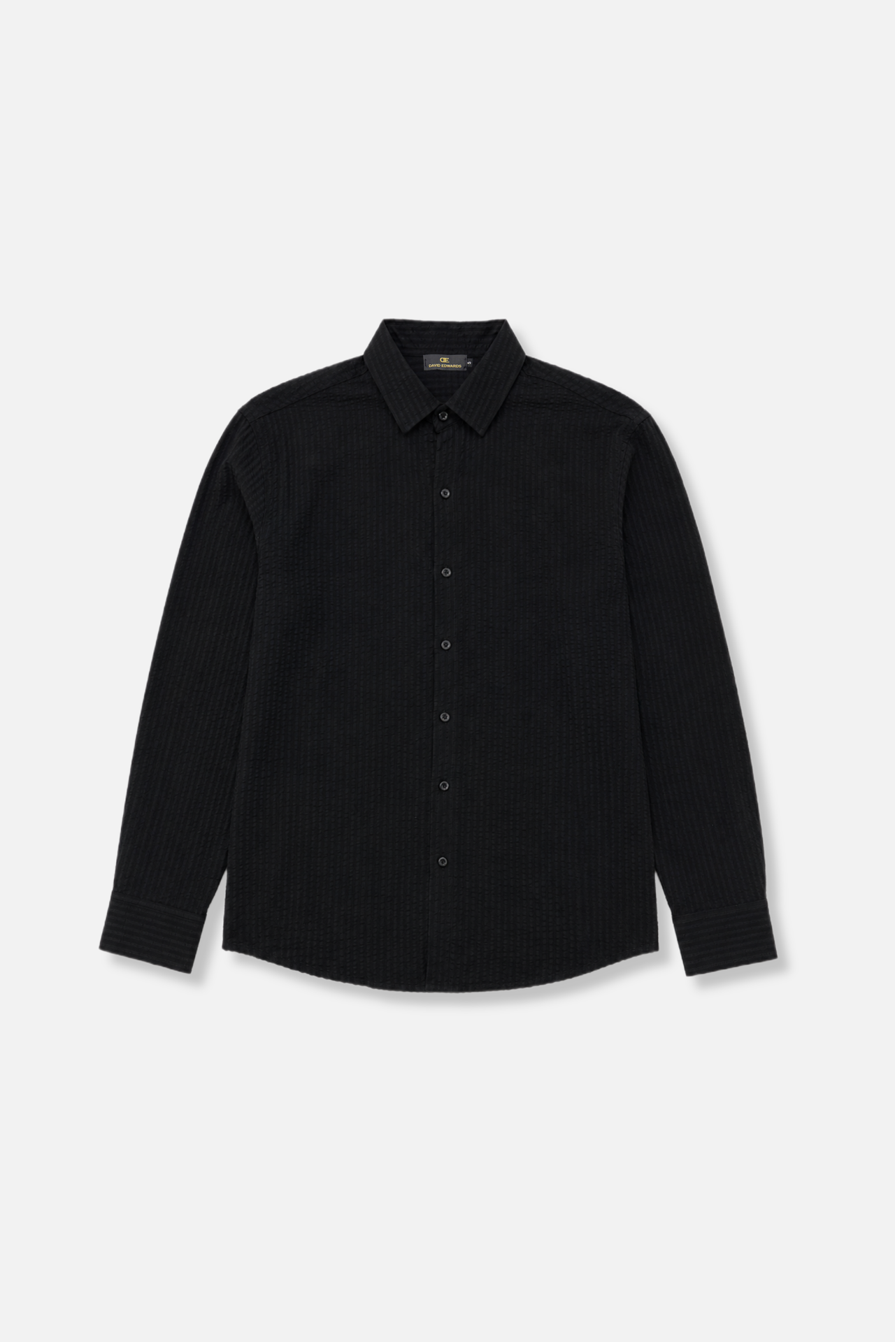 Dash Seersucker Long Sleeve Button Up