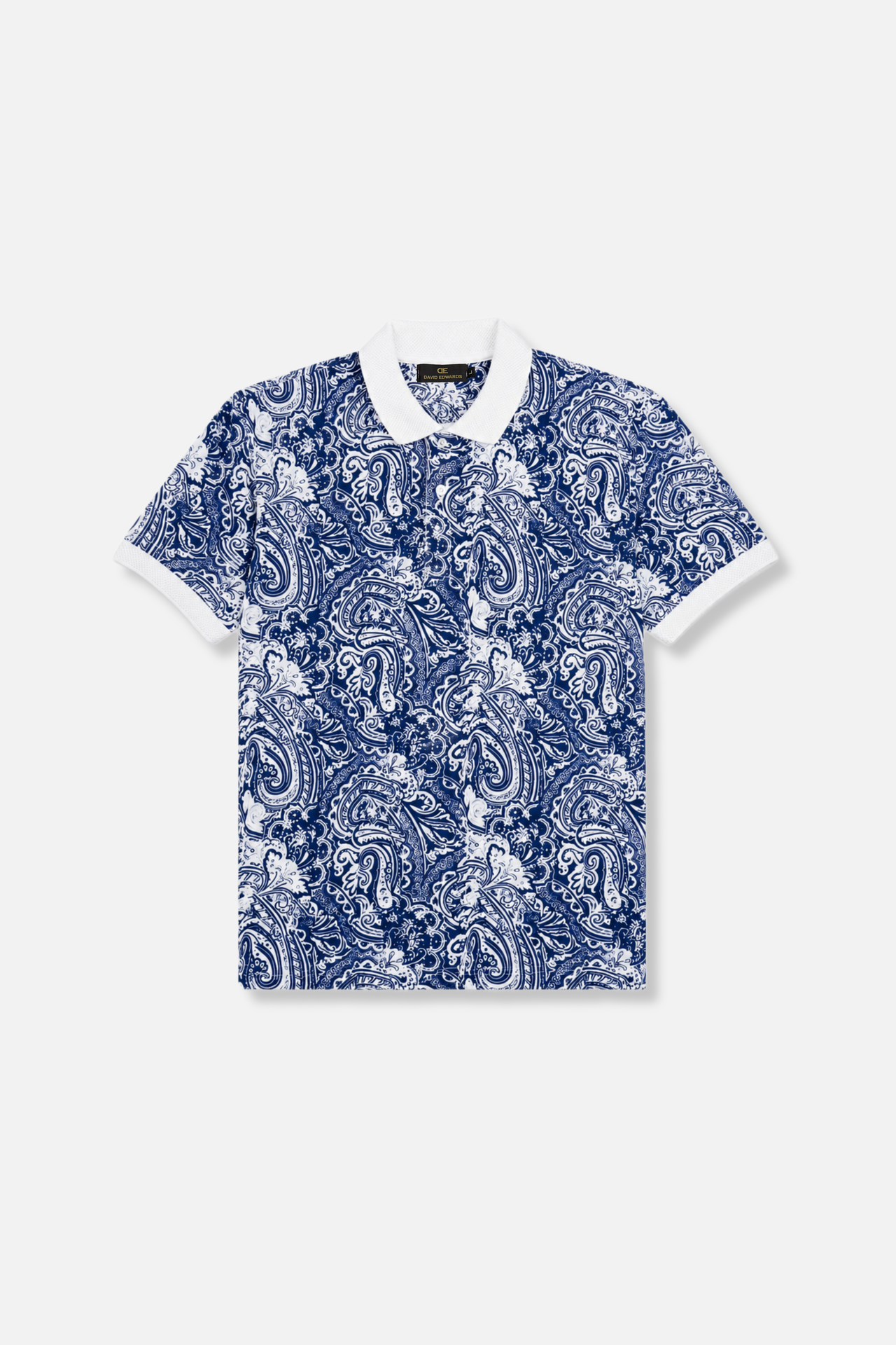 Drailes Printed Pique Polo
