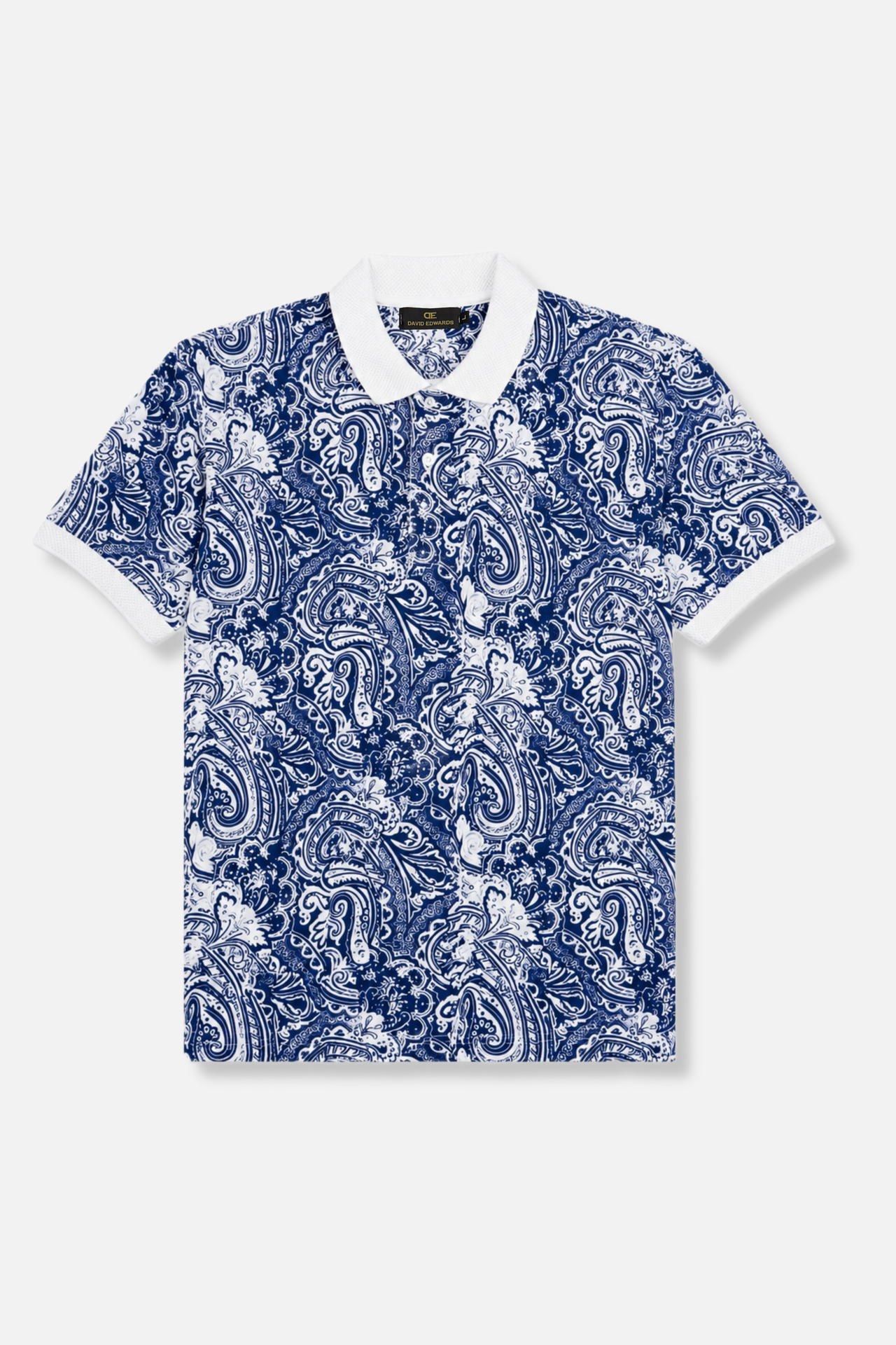 Drailes Printed Pique Polo