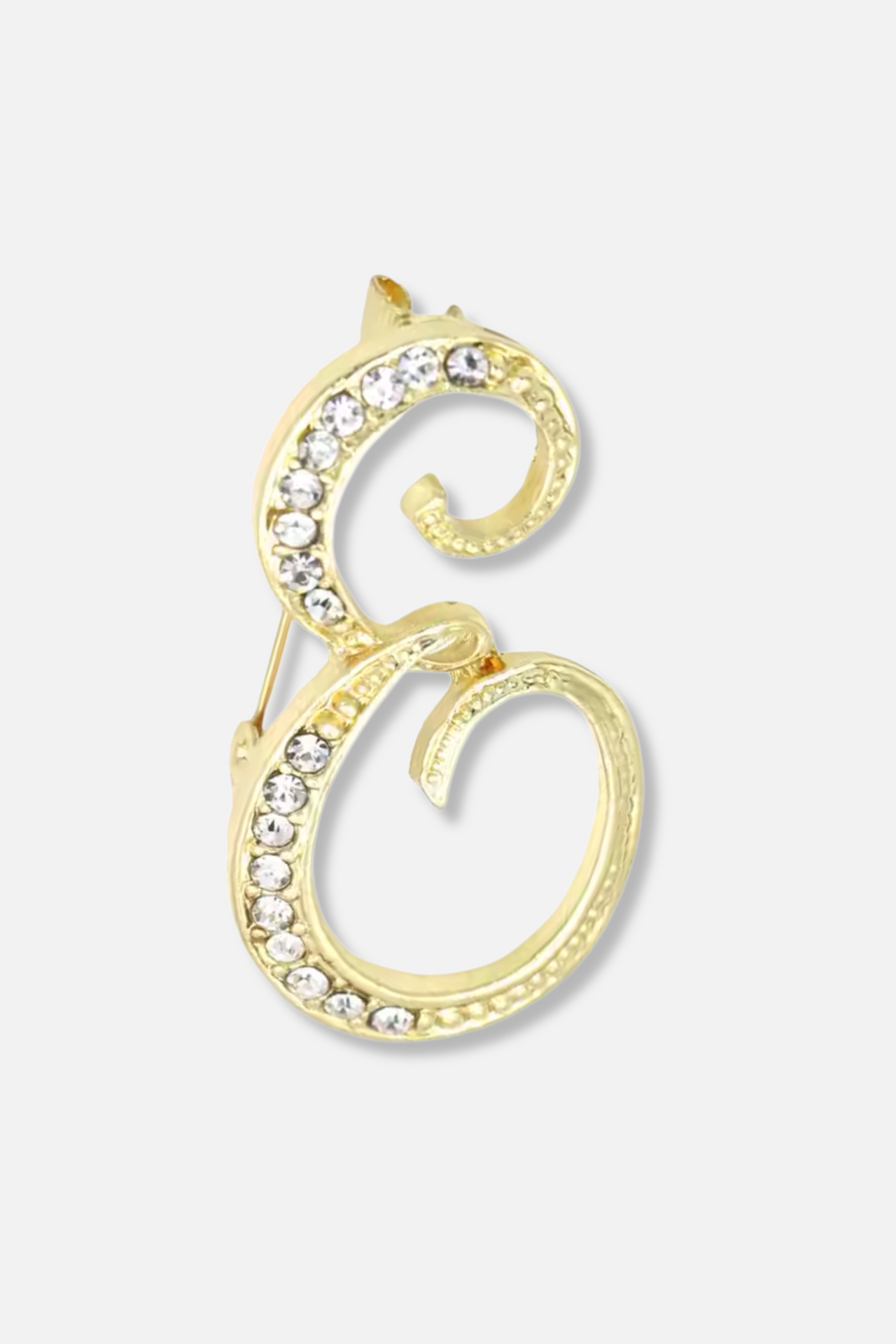 Brady Alphabet Lapel Pin Brooch