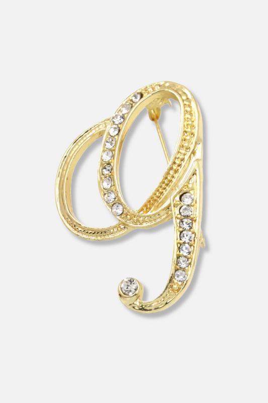 Brady Alphabet Lapel Pin Brooch