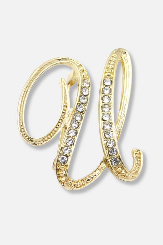 Brady Alphabet Lapel Pin Brooch