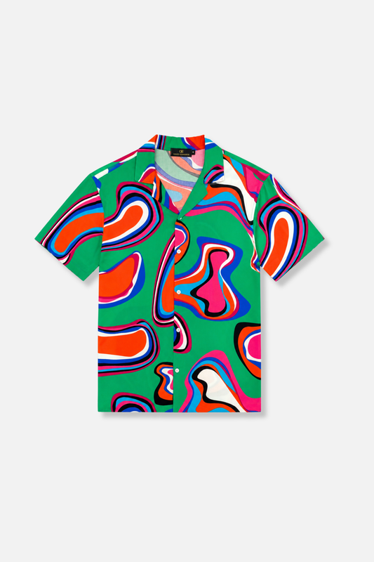 Deaton Tropical Resort Revere Collar Shirt