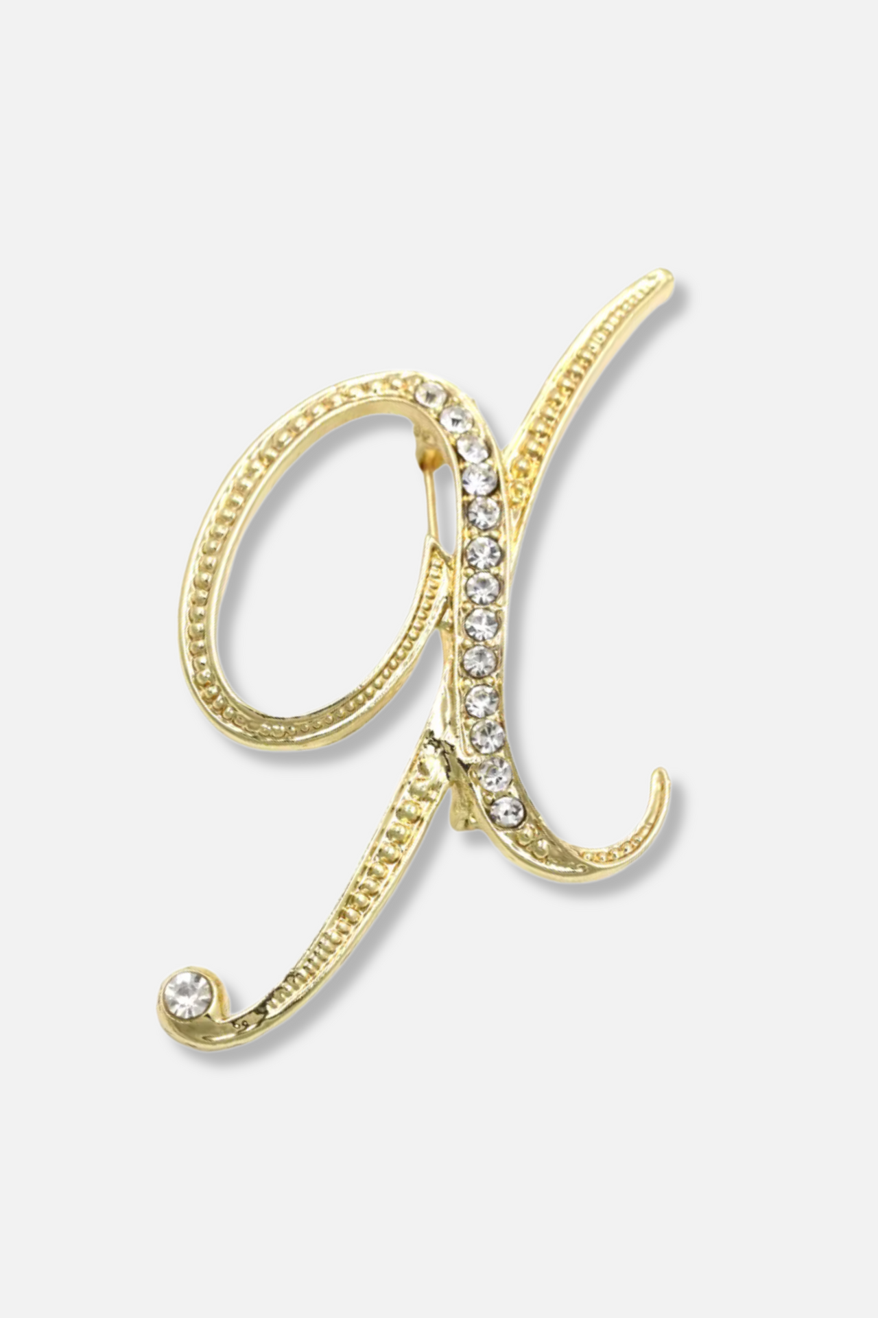 Brady Alphabet Lapel Pin Brooch