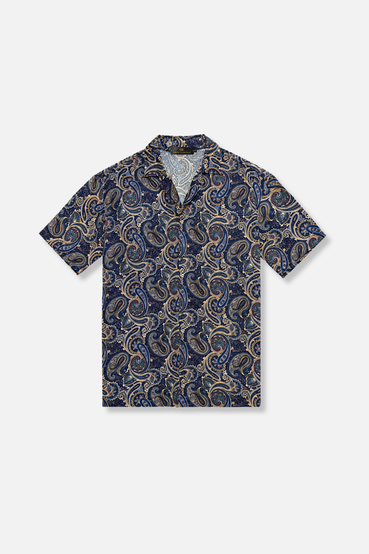 Dargan Tropical Revere Collar Shirt