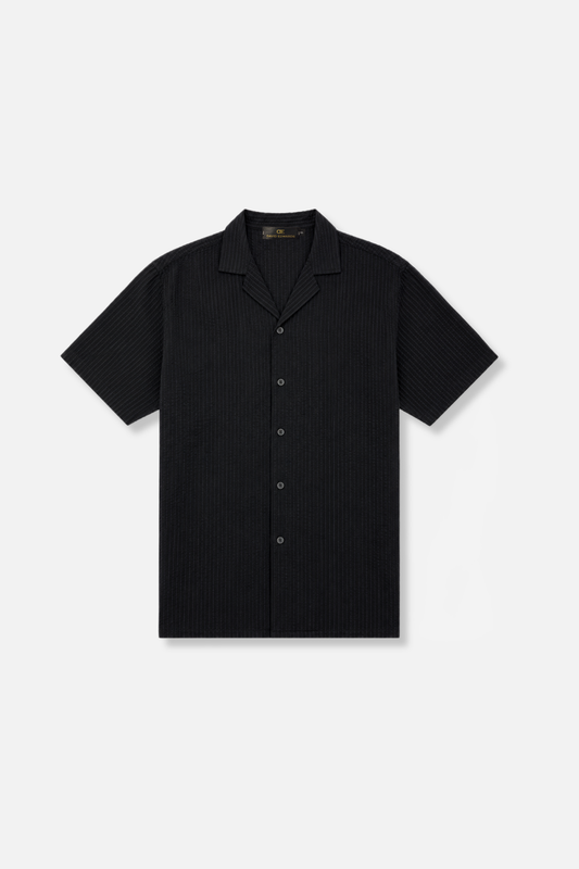 Darnold Seersucker Revere Collar Shirt