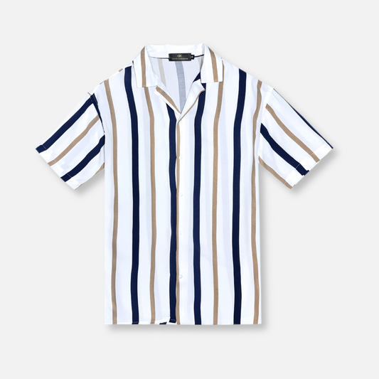 Darley Striped Revere Collar Shirt