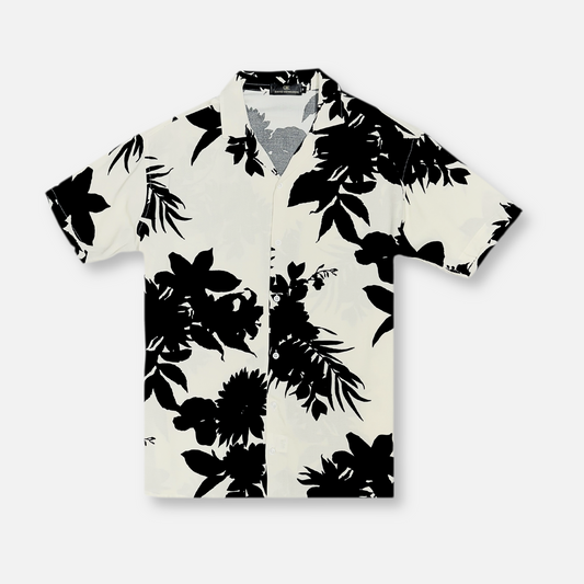 Dobby Tropical Revere Collar Shirt