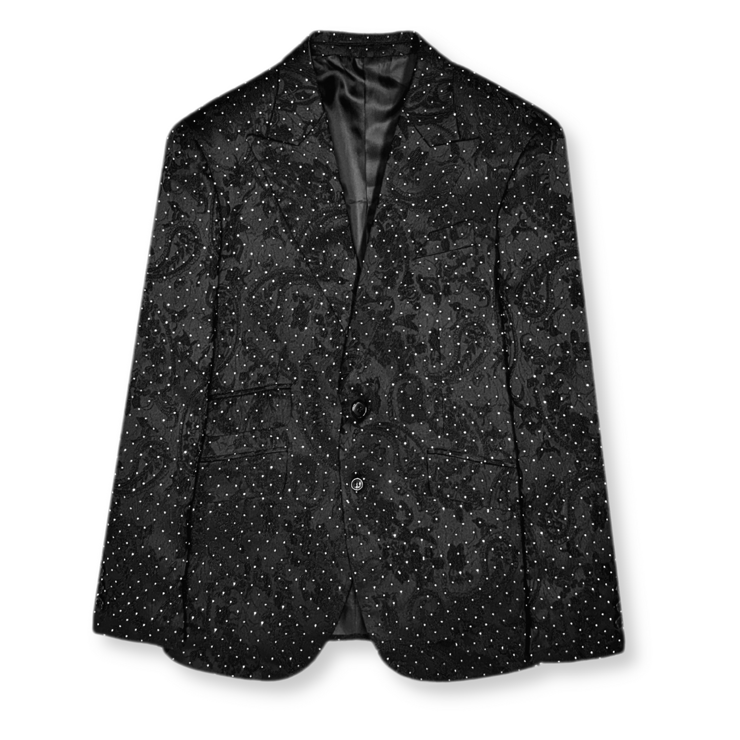 Delone Rhinestone Paisley Suit