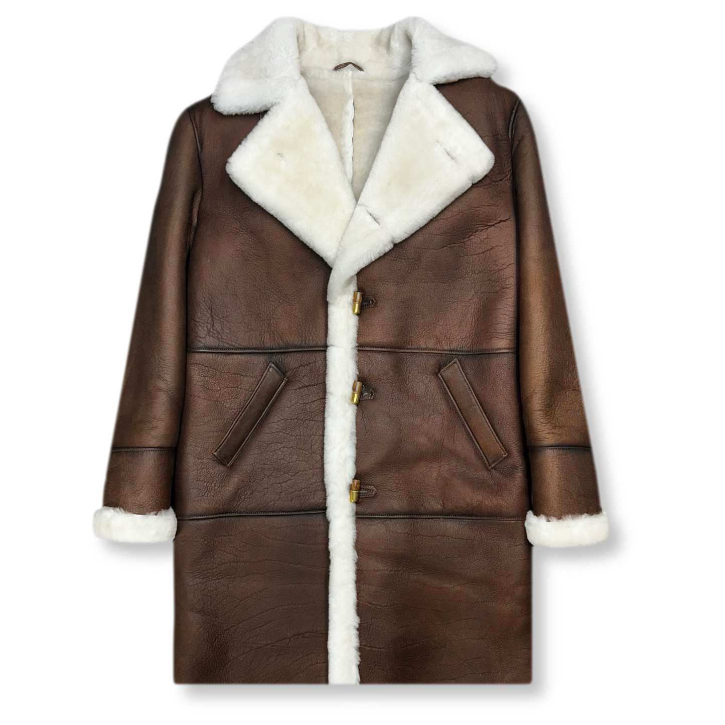 Dufner Long Shearling Coat