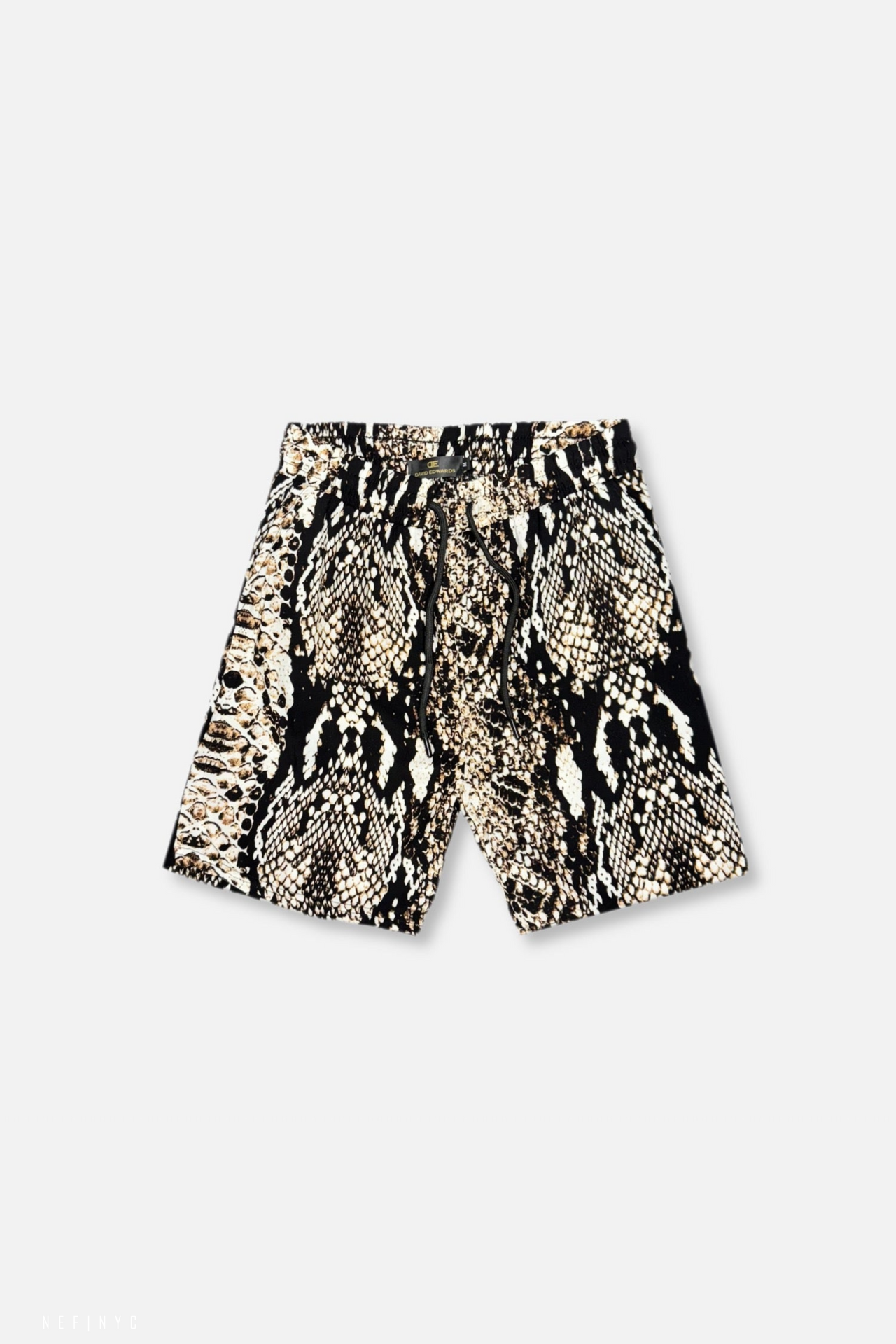 Python Tropical Drawstring Shorts