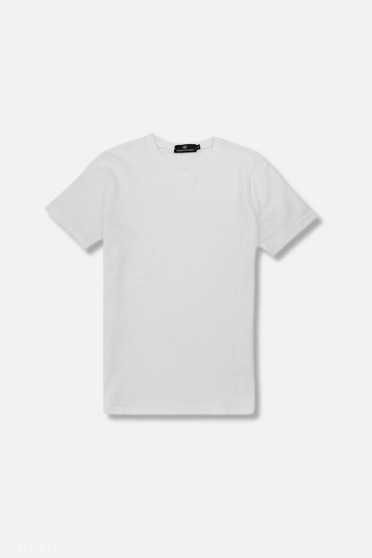 Denper Crewneck Seersucker T-Shirt