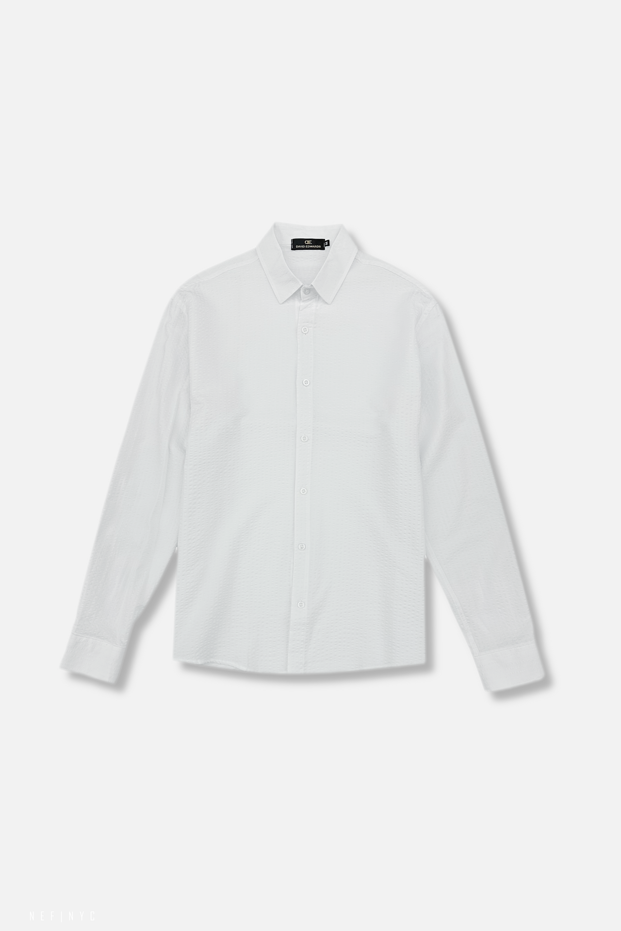 Dash Seersucker Long Sleeve Button Up