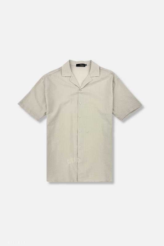 Darnold Seersucker Revere Collar Shirt