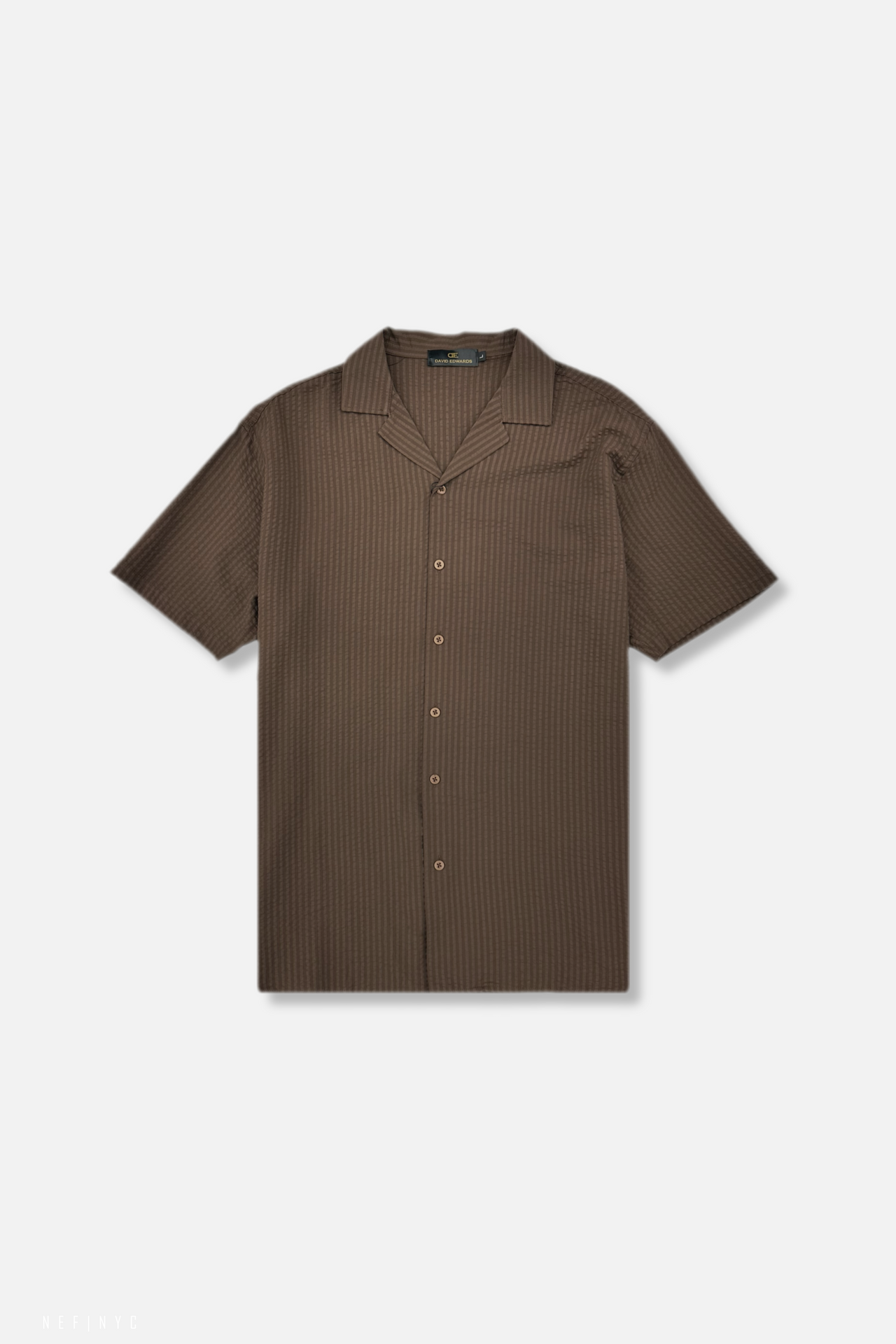 Darnold Seersucker Revere Collar Shirt