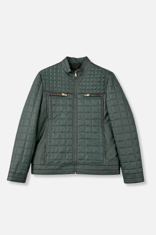 Denzel Quilted Leather Jacket