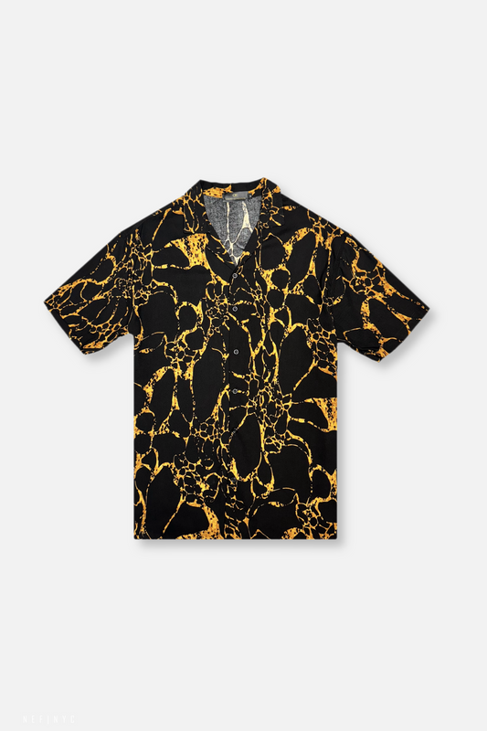Delhi tropical revere‑collar shirt front view
