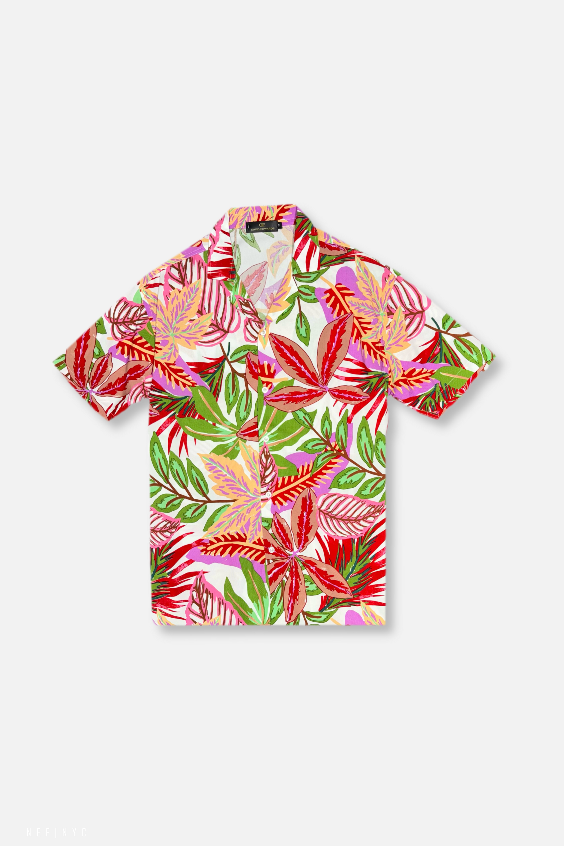 DeBois revere collar shirt front view