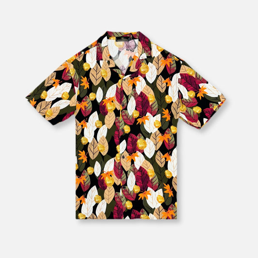 Deason Leafy Revere Collar Shirt