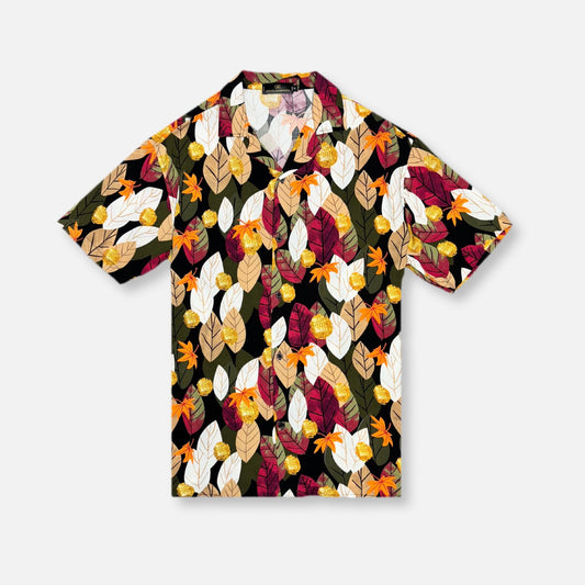 Deason Leafy Revere Collar Shirt