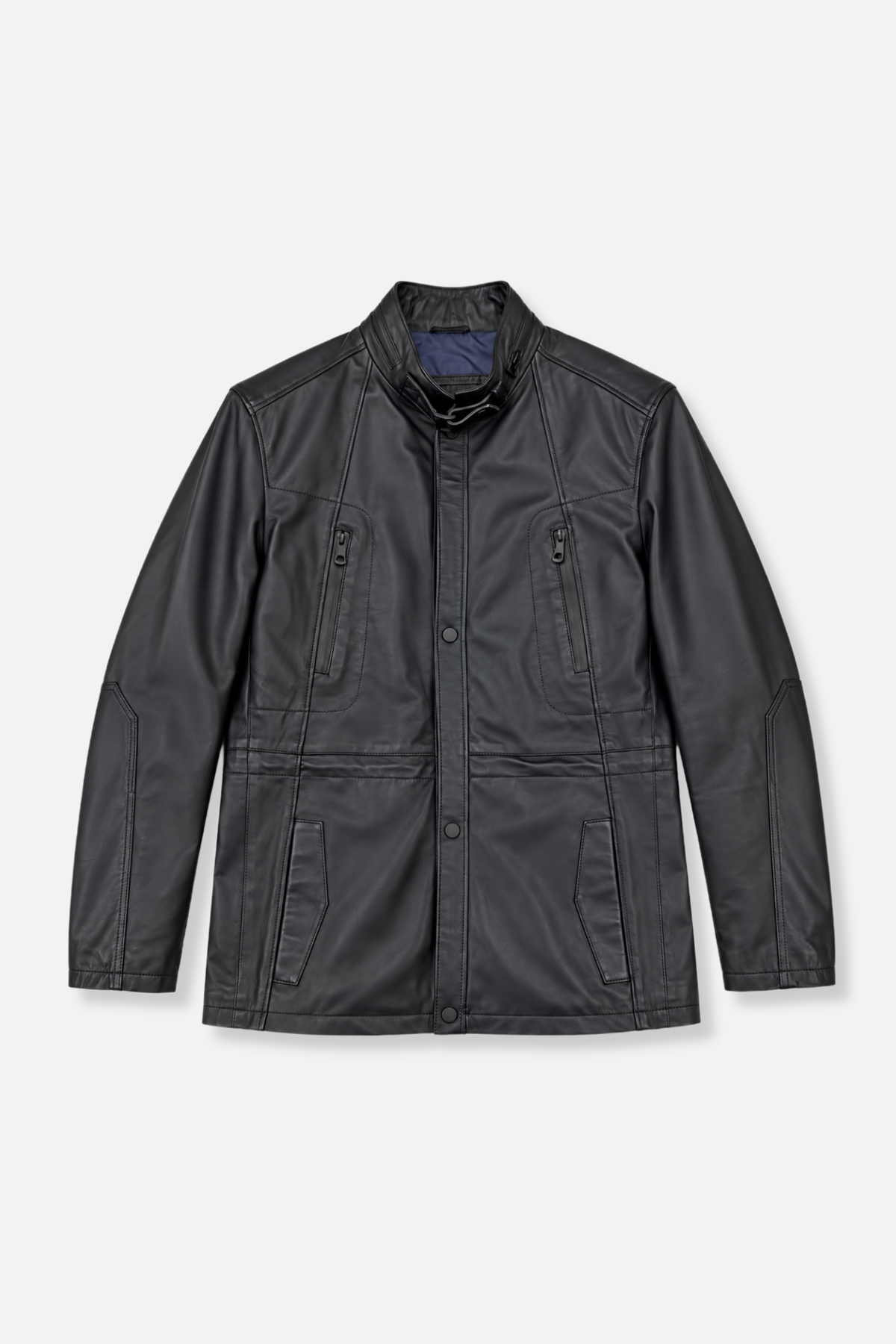 Zeus Matte Leather Jacket