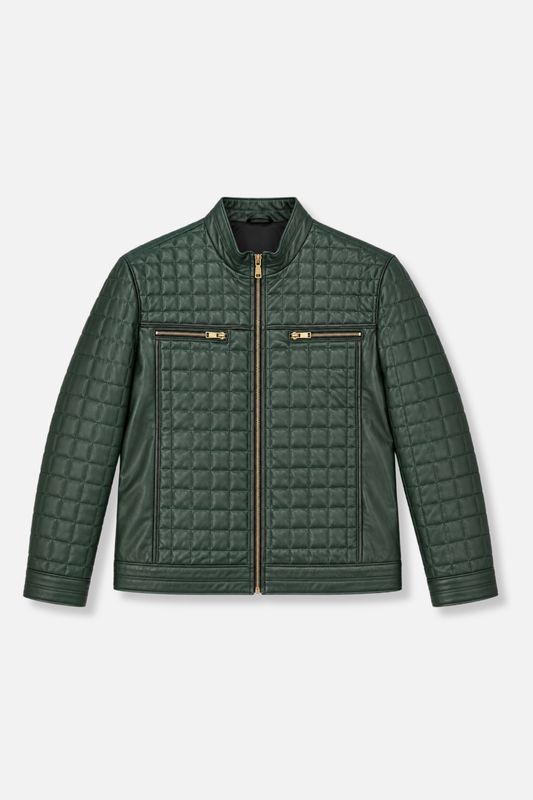 Denzel Quilted Leather Jacket