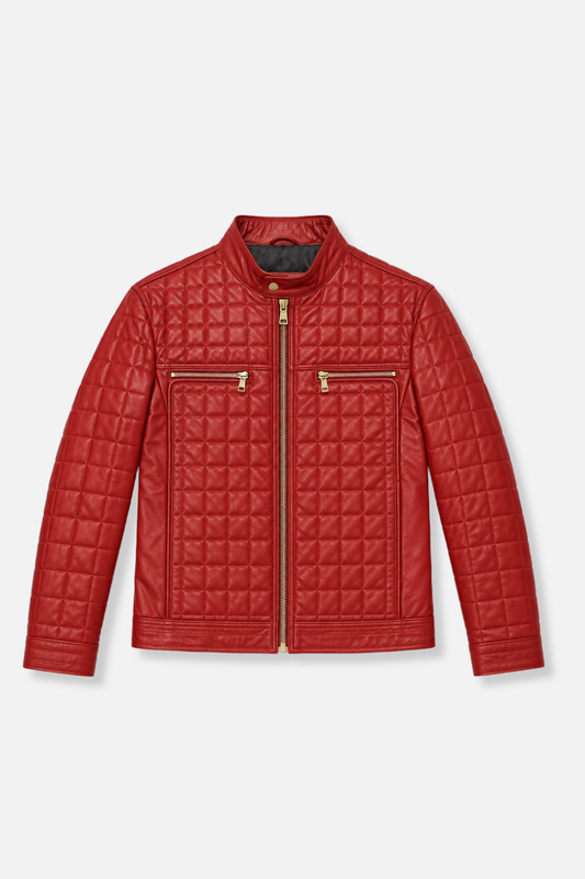Denzel Quilted Leather Jacket