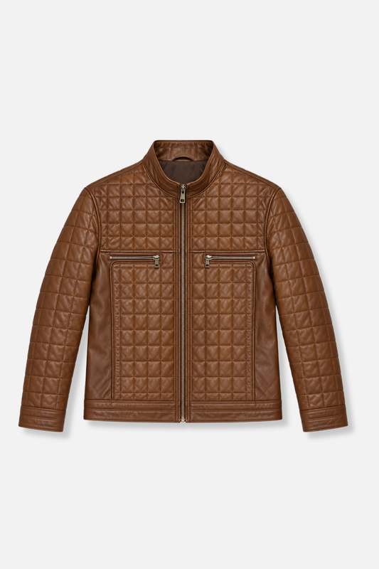 Denzel Quilted Leather Jacket